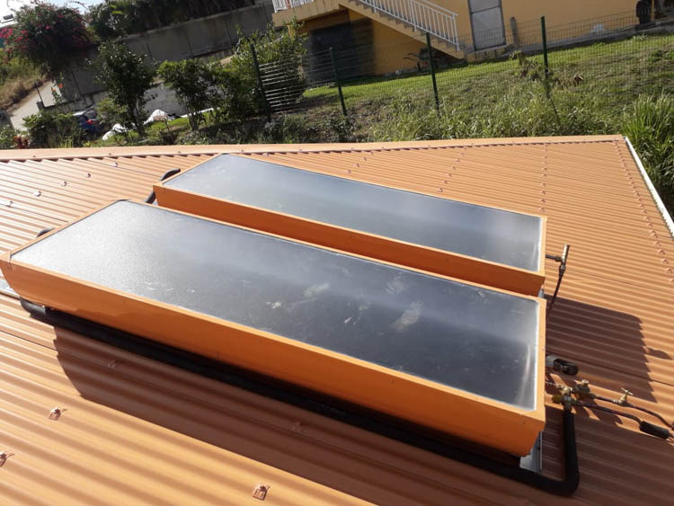 Fabrication de chauffe-eau solaire Martinique